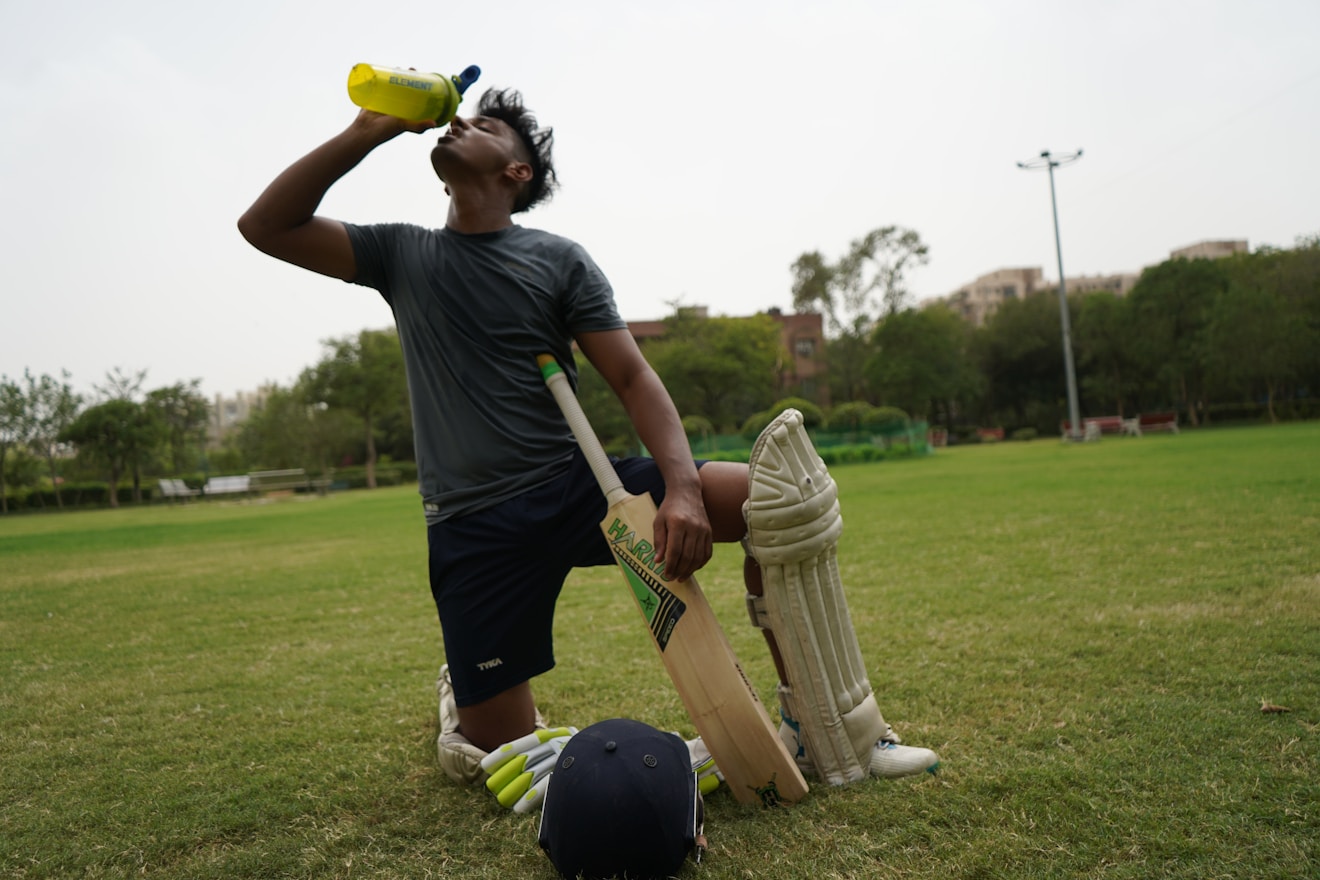 Athlete throwing ball